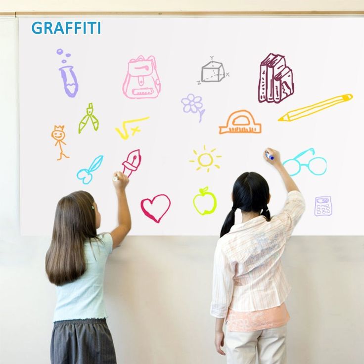 5meters Whiteboard wall sticker